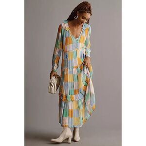 Anthropologie Chiffon Maxi Dress for Sale up to 90% Off: Poshmark